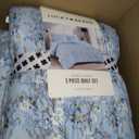 Lucky Brand Soft Floral Blue 3-Piece Quilt Set, King