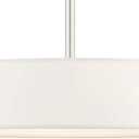 Livex 46923-91 Transitional Four Light Pendant from Venlo Collection in Pwt, Nckl, B/S, Slvr. Finish, 14" L x 14" W x 41.75" H, Brushed Nickel