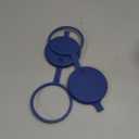 Quacc 2pcs Replacement Car Wash Bottle Cap 53mm Windshield Wiper Tank Cap Compatible with Peugeot 2008 3008 307 308 408 508L (Blue)