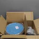 TLY 3 Pcs Silver Cake Stand Set, Round Cake Stand with Crystal Bling Pendants & Mirrored Base, Elegant Silver Dessert Table Display for Weddings Birthdays Parties