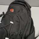 SwissGear 1186 Travel Gear Lightweight Elastic Backpack, Black, 17-inch