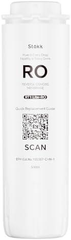Stokk T1-Lite Countertop Reverse Osmosis System RO Replacement Filter(RT1 Lite-RO), Compatible with T1-Lite & E1 Series (NOT Compatible with T1), 12–24 Month Lifespan