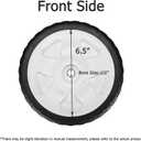 119-0311 Front Wheels for Toro 22" Recycler Mower, 137-4832 Drive Wheels Compatible with Toro 20330 20331 20339 20371 Self Propelled Mower FWD 22", 2 Pack, White