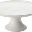Portmeirion Sophie Conran White Mini Cake Stand | 6.5 Inch Cupcake Stand for Dessert Display at Weddings and Birthday Parties | Made from Fine Porcelain