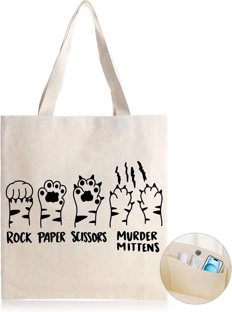2 x Dachshund Dog Mom Library Book Bag Gifts for Women, Christmas Dog Lover Funny Weiner Boston Terrier Themed Tote