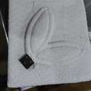 KEIKI Twin Size Upholstered Platform Bed Frame with Cute Rabbit Ear Shaped Headboard and Pocket, for Boys and Girls, Platform Bed with Guardrail and Slats, No Box Spring Required, Easy Assembly, Beige