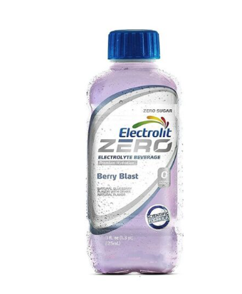 Electrolit Hydration Zero Berry Blast 21oz/12pk, BBD 12/2028
