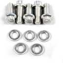 ARP 615-1000 Stainless Steel 3/8-16" RH Thread 1.000" UHL 12-Point Bolt with 7/16" Socket and Washer, (Set of 5)