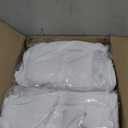 10Pack White Round Tablecloth 90 inch White Table Cloth, Washable Round Table Cloth Polyester Table Cover for Dining Wedding Banquet Party