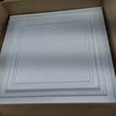 Art3d PVC Ceiling Tiles, 2'x2' Plastic Sheet in White (24-Pack), 24"x24"