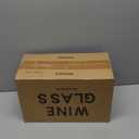 C CREST Stemmed Glasses Set of 8, 12oz, Lead-free, Clear, Durable Glassware