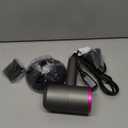 slopehill Professional Ionic Hair Dryer, Powerful 1800W Fast Drying Low Noise Blow Dryer with 2 Concentrator Nozzle 1 Diffuser Attachments for Home Salon Travel (Grey)