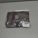 SUUKSESS Women Sexy Mesh Sheer Crop Tank Tops Sleeveless Ruched Going Out Tops (Brown)