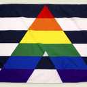 FlagSource Decorative Nylon Flags (3x5', Pride Ally)