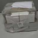 BIOBROWN 6x4x3" 50 Pack Corrugated Cardboard Boxes Small Shipping Box for Packaging Small Business Mailer Mailing White
