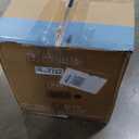 Sweetcrispy Bar Stools Set of 2, Modern Swivel Bar Chairs, Adjustable Fabric Upholstered Barstools Counter Height with Backrest for Bar, Kitchen Island, Dining Room, Black