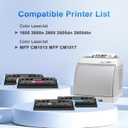 124A Toner Cartridges (4-Items, K/C/Y/M) Replacement for HP 124A Q6000A Q6001A Q6002A Q6003A Toner Cartridge for Color LaserJet 1600 2600 2600n 2605 2605dn 2605dtn CM1015 CM1017 MFP Printer Ink