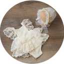 Zeroest Baby Photography Lace Outfits & Props | Newborn Girl Photo Shoot Set with Romper, Headbands | Infant Photoshoot