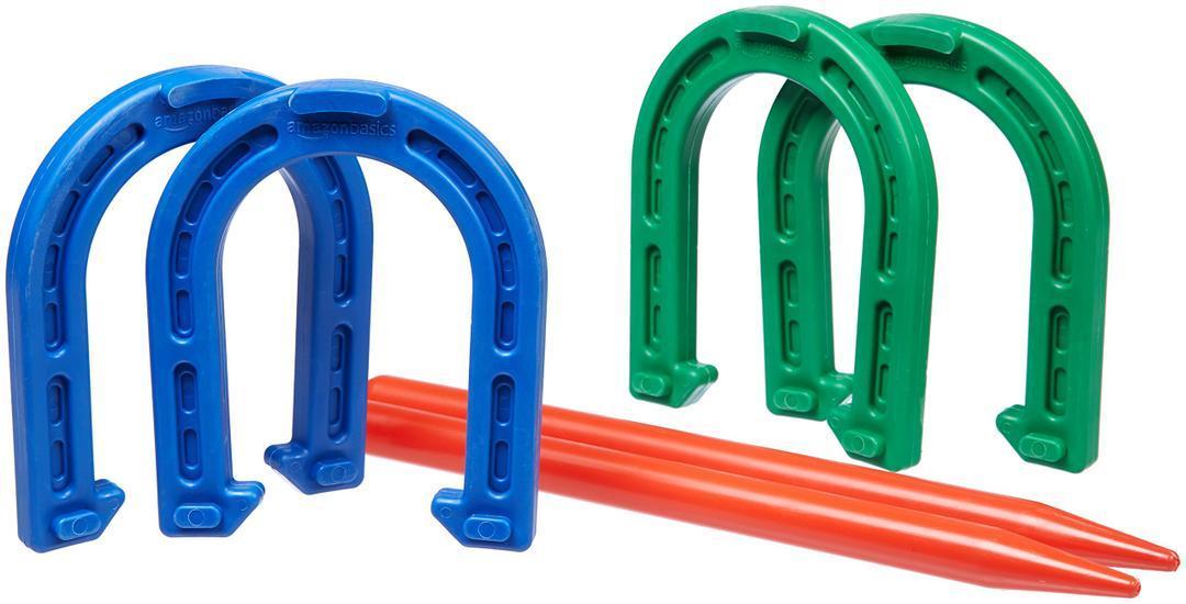 2 x Plastic Horseshoe Game