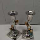 Yair Emanuel Candlestick Holders for Shabbat Candles Pomegranates Judaica Gift CSU-1