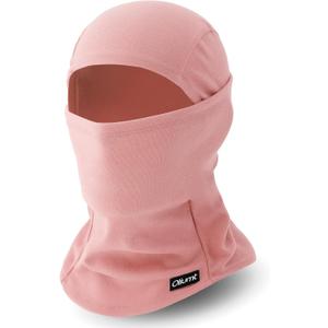 Balaclava Ski Mask, Warm, Breathable & Lightweight, Full Coverage Fleece Winter Face Mask for Men & Women (Pink)