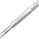 DPTOOL 12mm Back Tap Spark Plug Thread Repair Tool M12x1.25 Thread Chase Tap for Repairing Threads and Preventing Metal Shavings from Entering the Cylinder, 5.27'' Long