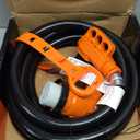 50 Amp Generator Cord 15 ft, Heavy Duty 6/3+8/1 STW AWG 50 Amp RV Extension Cord with 90 Grip Handle Twist Lock, NEMA 14-50P to SS2-50R with Polarity Lamp and Power Indicator