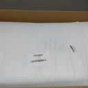 Bed Wedge Pillow Triangle Belt Foam for, Knee, Small Leg, Reading, Maternity (White)