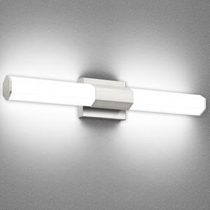 SOLFART LED Vanity Light Bathroom Vanity Lights Over Mirror Modern LED Bathroom Lights 24 Inch Bath Light|Cool White 6000K|Brushed Nickel|ETL Listed ND