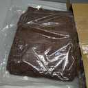 OnesCosy Dark Brown Throw Blanket, Moss Knit, 60" x 80", Chocolate Brown