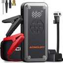 Acmount W160 Jump Starter with Air Compressor 5000A Car Battery Jump Starter 150PSI Tire Inflator/Air Pump, 12V Portable Jump Pack (Up to 9L Gas/8L Diesel Engine), Emergency Car Kit, Idea Gift for Man (silver)