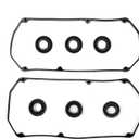Donepart VS50461R Valve Cover Gasket for 1995-2000 Dodge 2.5L 1995-2008 Mitsubishi 3.0L 3.5L 3.8L VC410 Automotive Replacement Valve Cover Gasket Sets