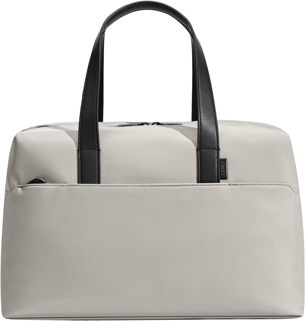 Away Everywhere Duffle Bag, Water Repellent Travel Bag, Padded Laptop Sleeve, Gym & Weekender Bag, Large Duffle for Travel, Cloud Gray