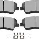 SCITOO D1912 Ceramic Brake Pads Sets Front w/Hardware Replacement For Hyundai For Elantra 2017-2020,For Hyundai For Ioniq 2017-2022,For Kia For Niro 2017-2022
