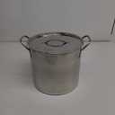 IMUSA USA Stainless Steel Stock Pot 20-Quart, Silver