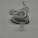 BEAUTURAL Mini Travel Steam Iron for Clothes with Dual Voltage, Temperature Control, Non-Stick Soleplate and Cord Storage, Ideal for Sewing, Quilting and Handcraft (White)