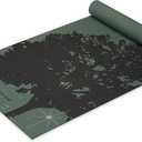 Gaiam Yoga Mat - Premium 6mm Print Extra Thick Non Slip Exercise & Fitness Mat for All Types of Yoga, Pilates & Floor Workouts (68"L x 24"W x 6mm Thick)