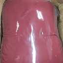 DoubleFill Outdoor Chaise Lounge Chair Cushion 72 x 22 x 4.21 Inches Thick Tufted Patio Pool Lounge Cushion Waterproof Replacement for Outdoor Furniture with Ties(Brick Red,2 Pcs)