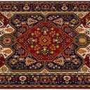 Turkish Placemats Set of 4, Oriental Turkish Carpet Art Pattern Placemats Heat Resistant for Dining Table Non-Slip 18x12 Inches Pm-014
