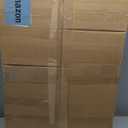 Signature Design by Ashley Valebeck | 30 Farmhouse Pub-Height Swivel Barstool With Back  Upholstered Cushion, Nailhead Trim, Metal & Wood Frame, Brown