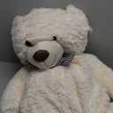 MaoGoLan Giant Teddy Bear Big 4 Feet Stuffed Animal Stuffed Bear Baby Shower Life Size Large Teddy for Girlfriend Boyfriend Wife Children (Cream)