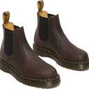 Dr. Martens 2976 Bex Chelsea Boot, Dark Brown Crazy Horse, 7 US Women / 6 US Men