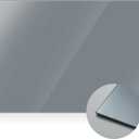 Nuanchu 1 Pcs 12 x 16 Inches Neutral Grey Tempered Glass Palette for Oil Painting Keeps Wet Paint Fresh Scratch Resistant Easy Clean up for Palette Artist Supplies DIY Color Mixing