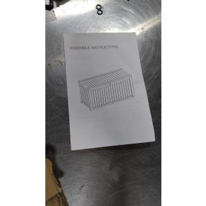 Louvered Large Deck Box, 60.83" x 28.39" x 29.17", (Gray)