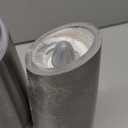 Electric Salt and Pepper Grinder set of 2, Automatic Salt and Pepper Mill Grinder, Adjustable Roughness, Battery Powered with Blue LED Light, Stainless Steel with One Hand Operation (Sliver)