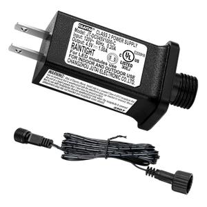4.5V 1A LED Controller with Extension Cord, Replacement Model JT-DC45V1000-C Class 2 Power Supply IP44 LED Light Controller Low Voltage Transformer for Halloween Christmas Holiday String Light