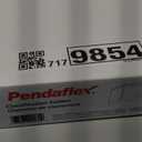 Pendaflex Recycled Classification File Folders, 2 Dividers, 2" Embedded Fasteners, 2/5 Tab Cut, Letter Size, Light Green, Box of 10 (24076R)