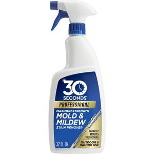 30 SECONDS Pro Mold & Mildew Stain Remover, Scrub-Free Formula, 32 Oz