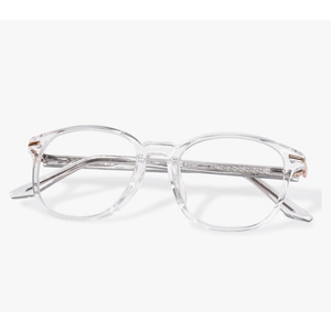 TR90 Blue Light Glasses for Women Men, Classic Double Metal Computer Glasses Anti Glare