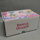 iPlay, iLearn Bouncy Pals Hopping Unicorn Horse, Toddler Girl Inflatable Bouncing Animal Hopper Toy, Outdoor Indoor Plush Ride on Bouncer, Baby Birthday Gift 18 Month 2 3 4 Year Old Kid - Unicorn